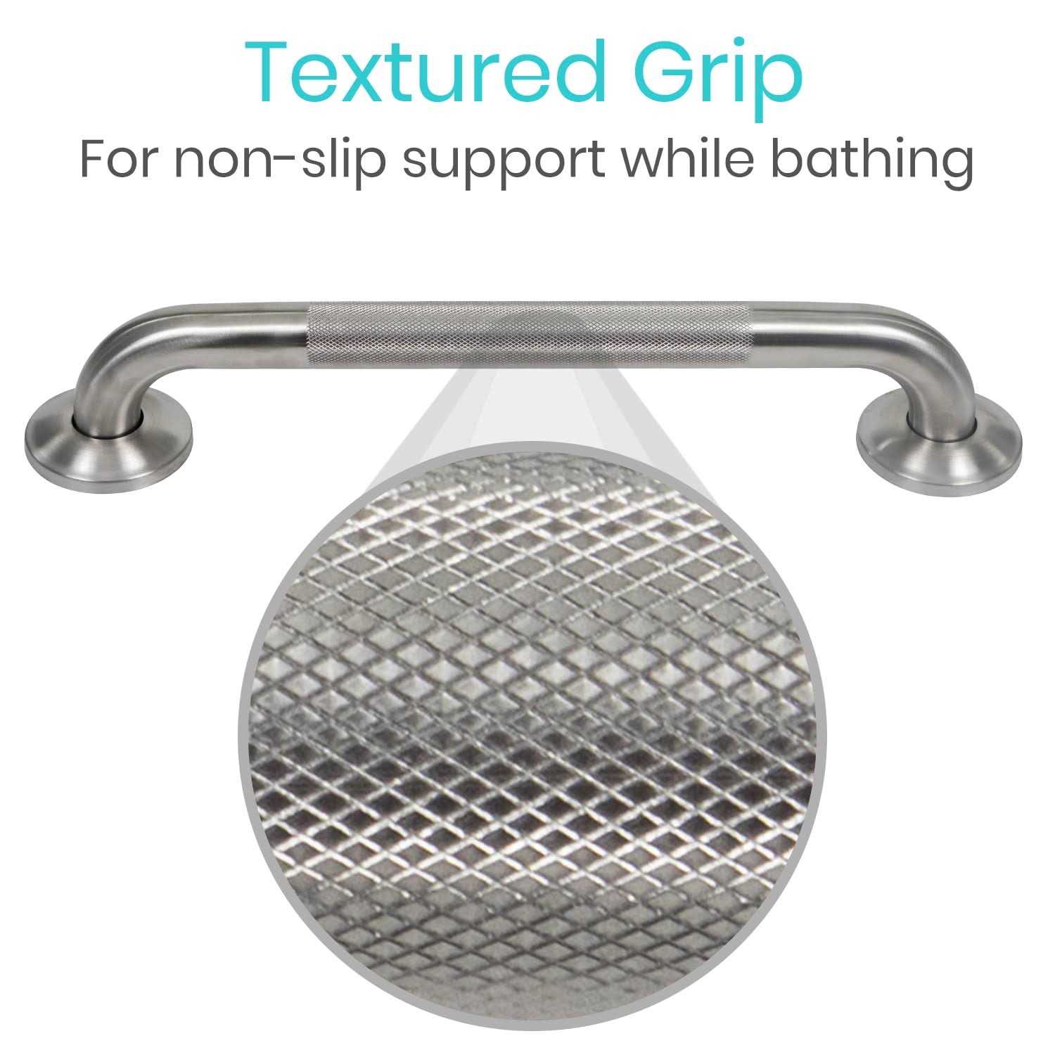 Vive Health Textured Grab Bars - MT - Mrs Treak