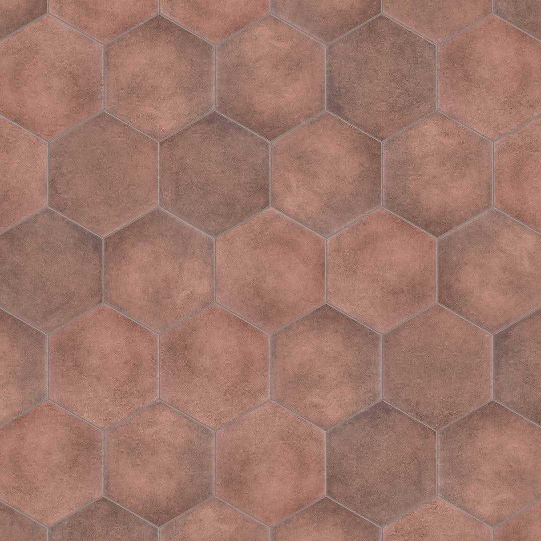 Merola Tile Matter Hex 7-7/8 in. x 9 in. Porcelain Floor and Wall Tile - MT - Mrs Treak
