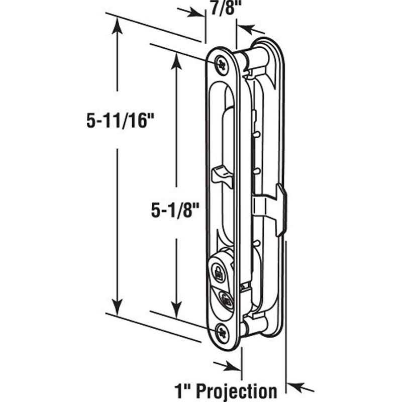 Prime-Line Sliding Patio Door Wood Pull C 1034 - MT - Mrs Treak