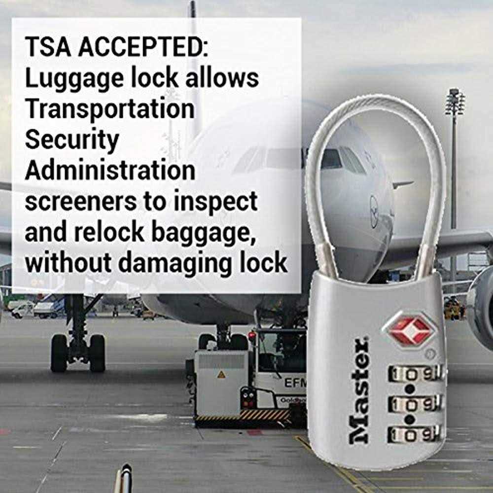 Master Lock TSA Accepted Combination Padlock 4696T - MT - Mrs Treak