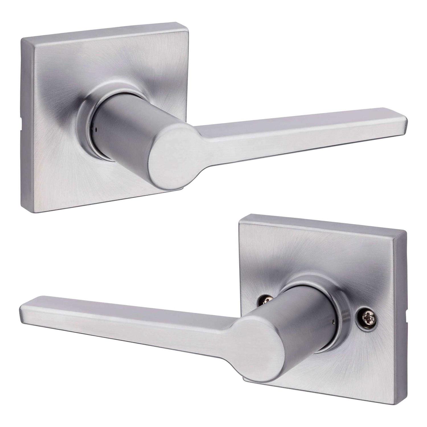 Kwikset SL1000DALSQT Safelock Daylon Passage Door Lever Set with Square Rose - MT - Mrs Treak