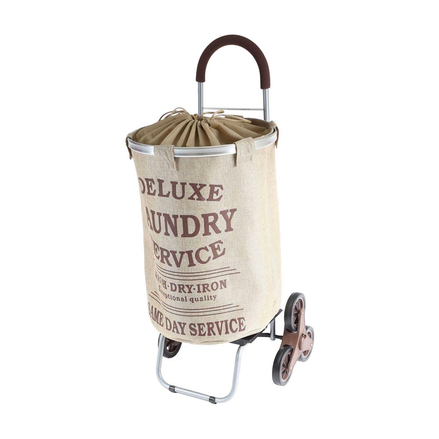 Dbest products Stair Climber Trolley Dolly Laundry Hamper - MT - Mrs Treak