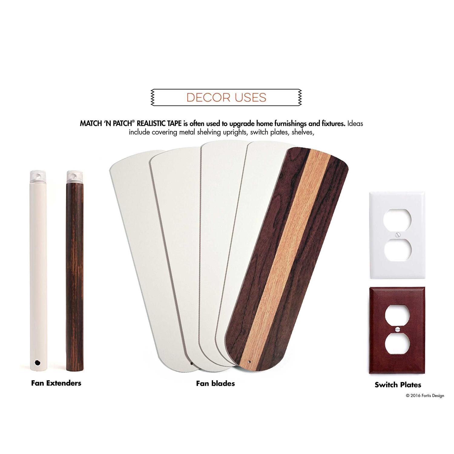 Match ‘N Patch Realistic Wood Grain Repair Tape - MT - Mrs Treak