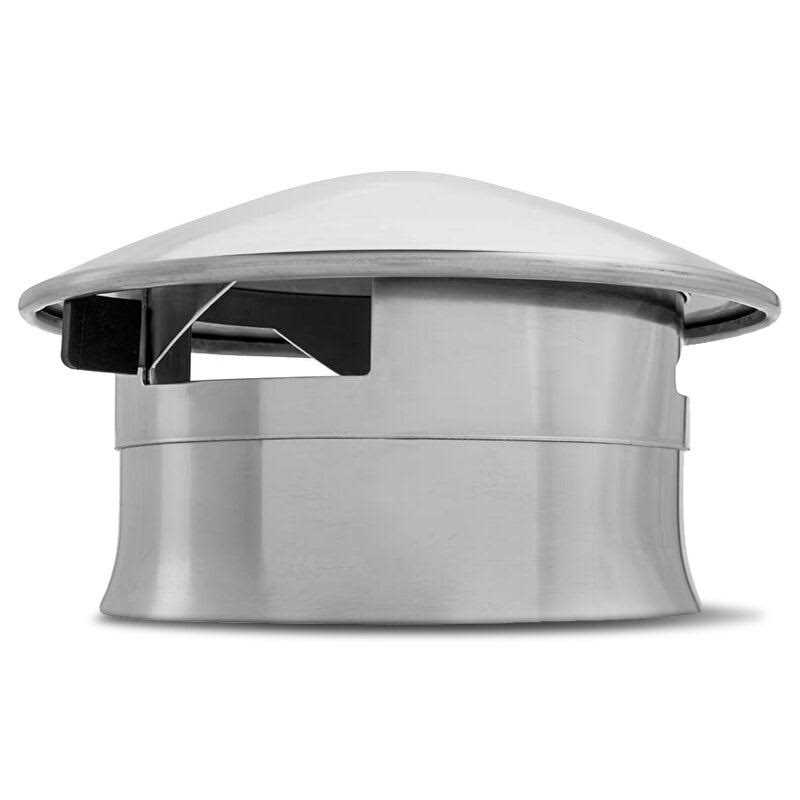 Smokeware Big Green Egg Stainless Steel Vented Chimney Cap - MT - Mrs Treak