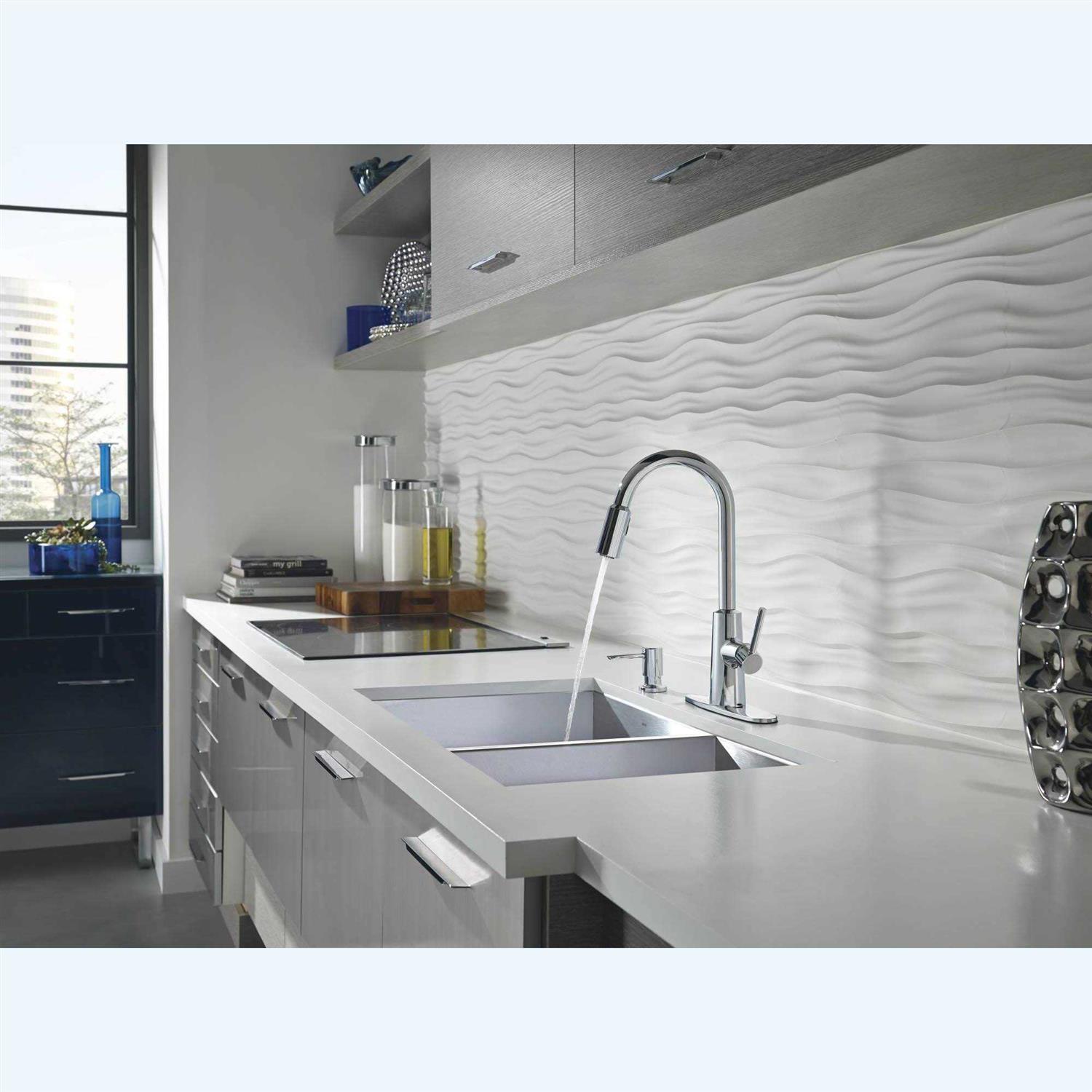 Moen Nolia One Handle Bronzed Gold Pull-Down Kitchen Faucet - MT - Mrs Treak