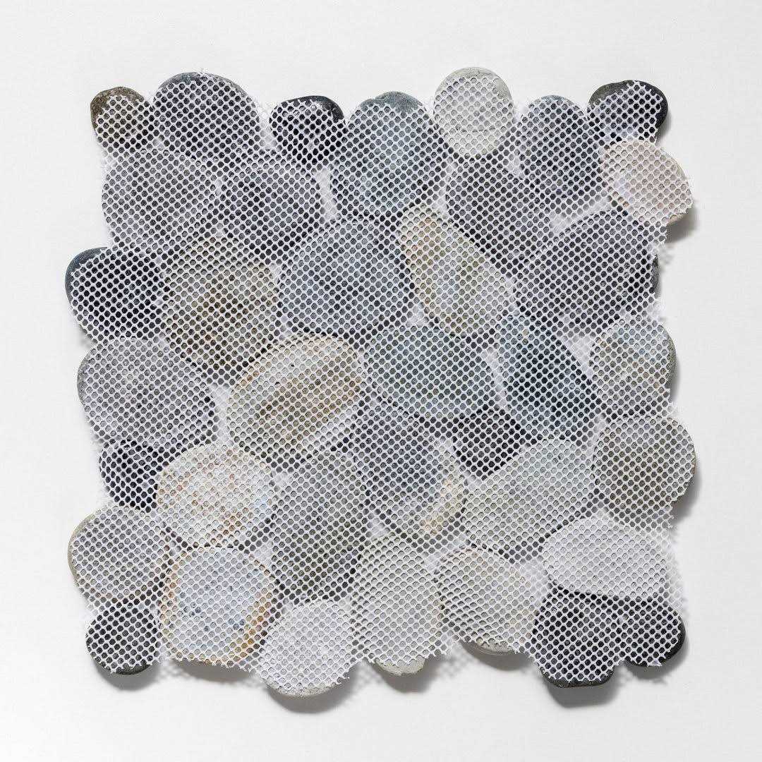 Tile Connection Classic Pebble Tile 11-1/4 in. x 11-1/4 in. x Mesh-Mounted Mosaic Tile - MT - Mrs Treak