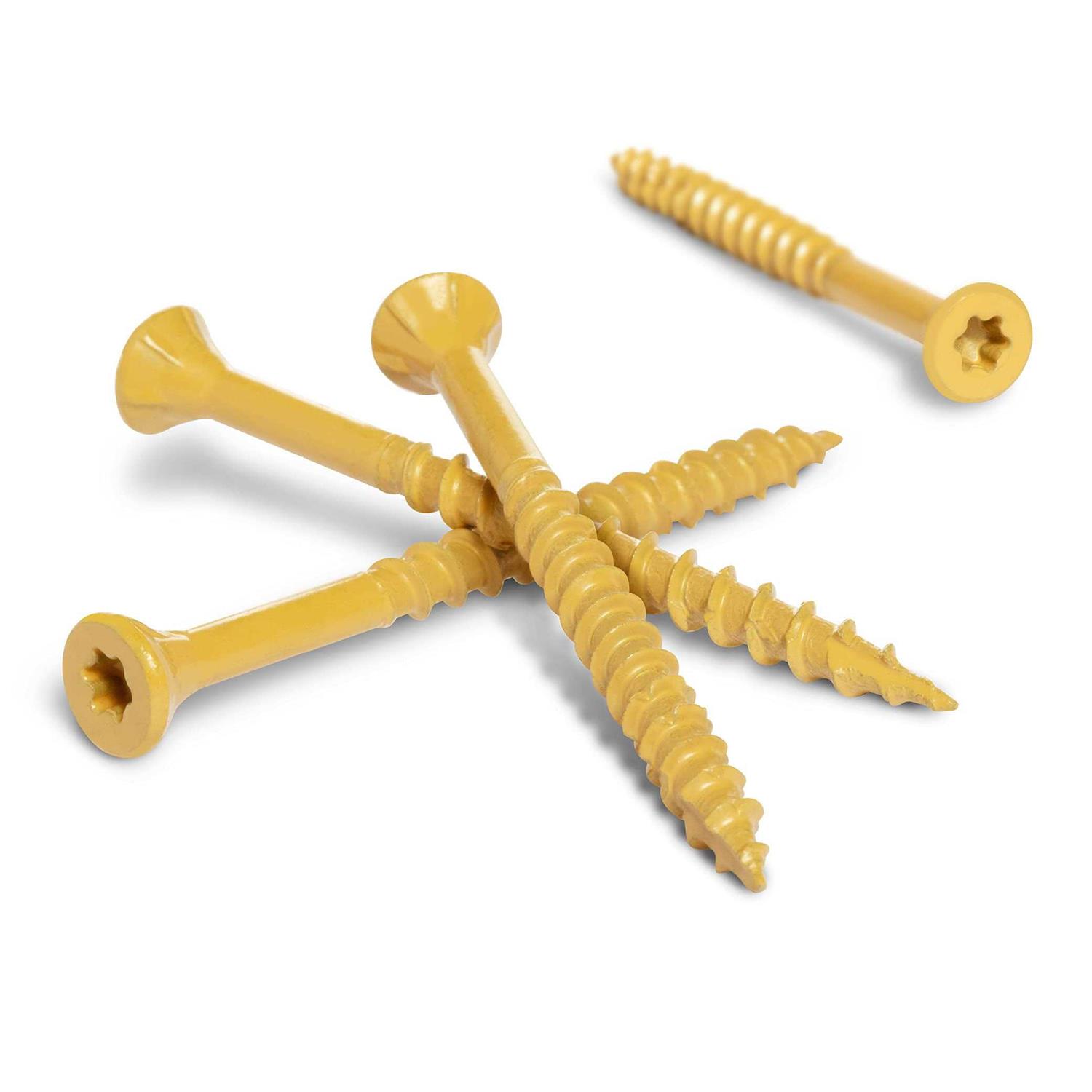Deck Plus 48420 Exterior Tan Wood Screws - MT - Mrs Treak
