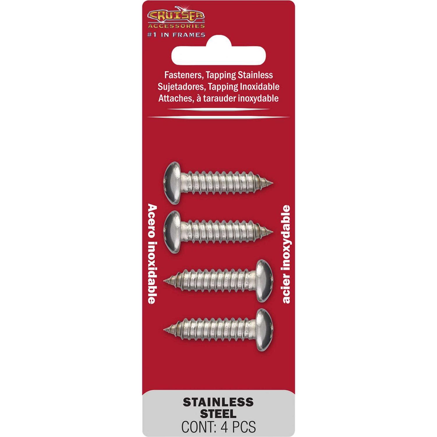 Cruiser Accessories Black Tapping Fasteners - MT - Mrs Treak