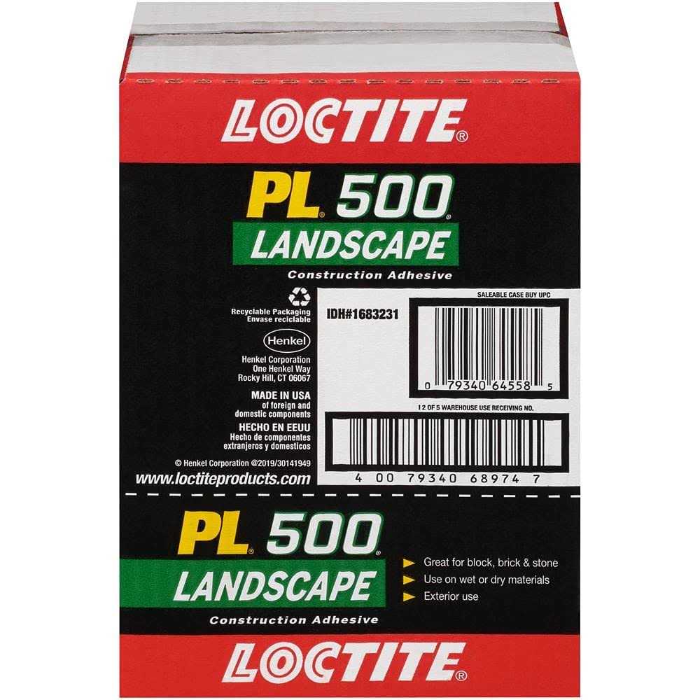Loctite PL 500 Landscape Block Adhesive - MT - Mrs Treak