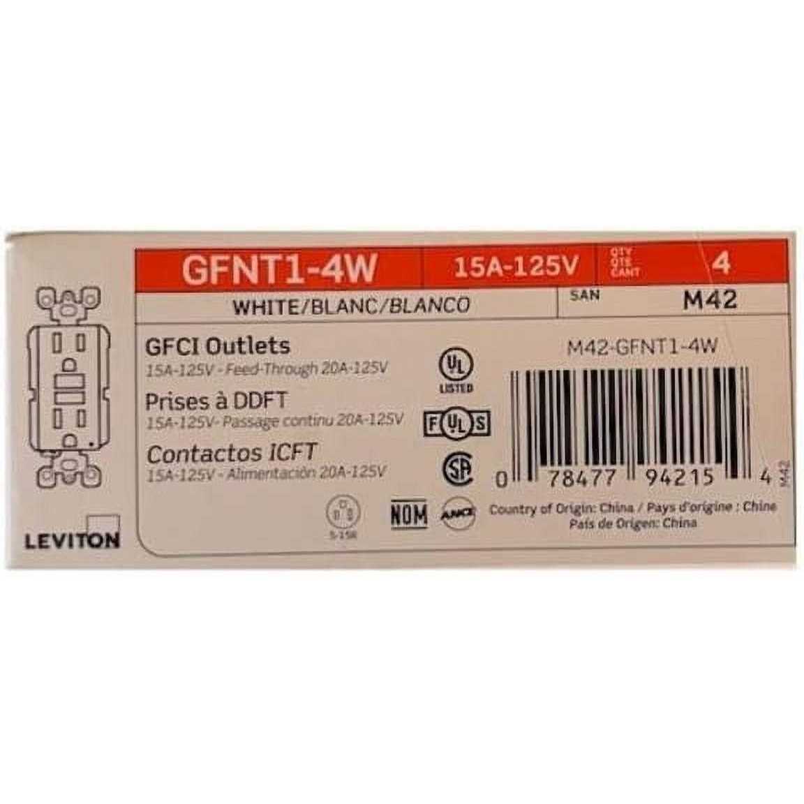Leviton 14W47 Wetguard Straight Blade Plug - MT - Mrs Treak