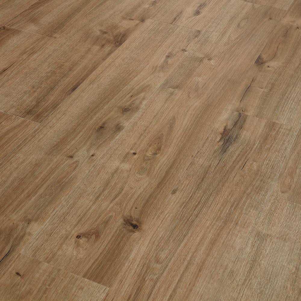 Pergo DuraCraft +WetProtect Heirloom Estate Oak 20-mil x 7-1/2-in W x 47-in L Interlocking Luxury Vinyl Plank Flooring - MT - Mrs Treak