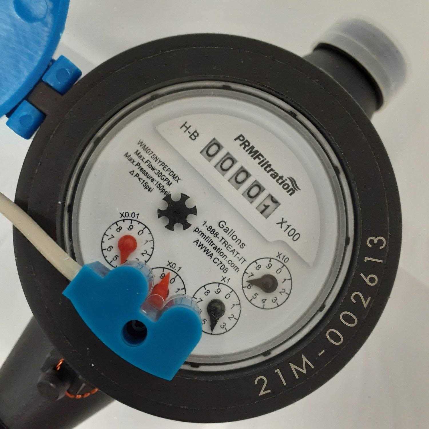 Nylon Totalizing Water Meter - MT - Mrs Treak