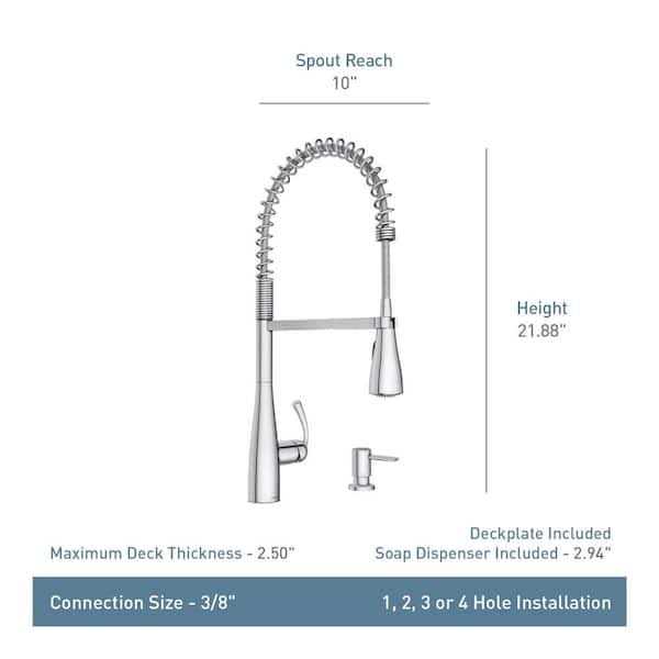 Moen Essie High Arc Pull-Down Kitchen Faucet - MT - Mrs Treak