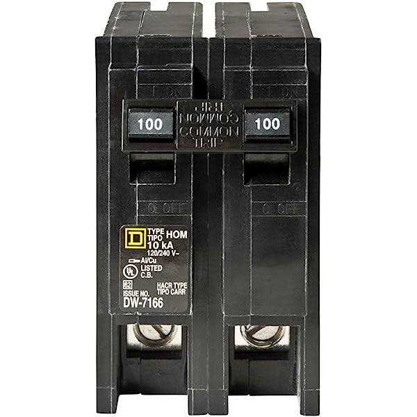 Square D Double Pole Homeline Circuit Breaker - MT - Mrs Treak