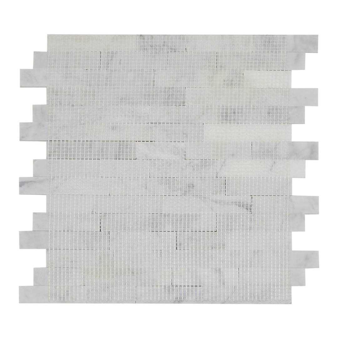 Minute Mosaix Marble Linear Mosaic Wall Tile Daltile - MT - Mrs Treak