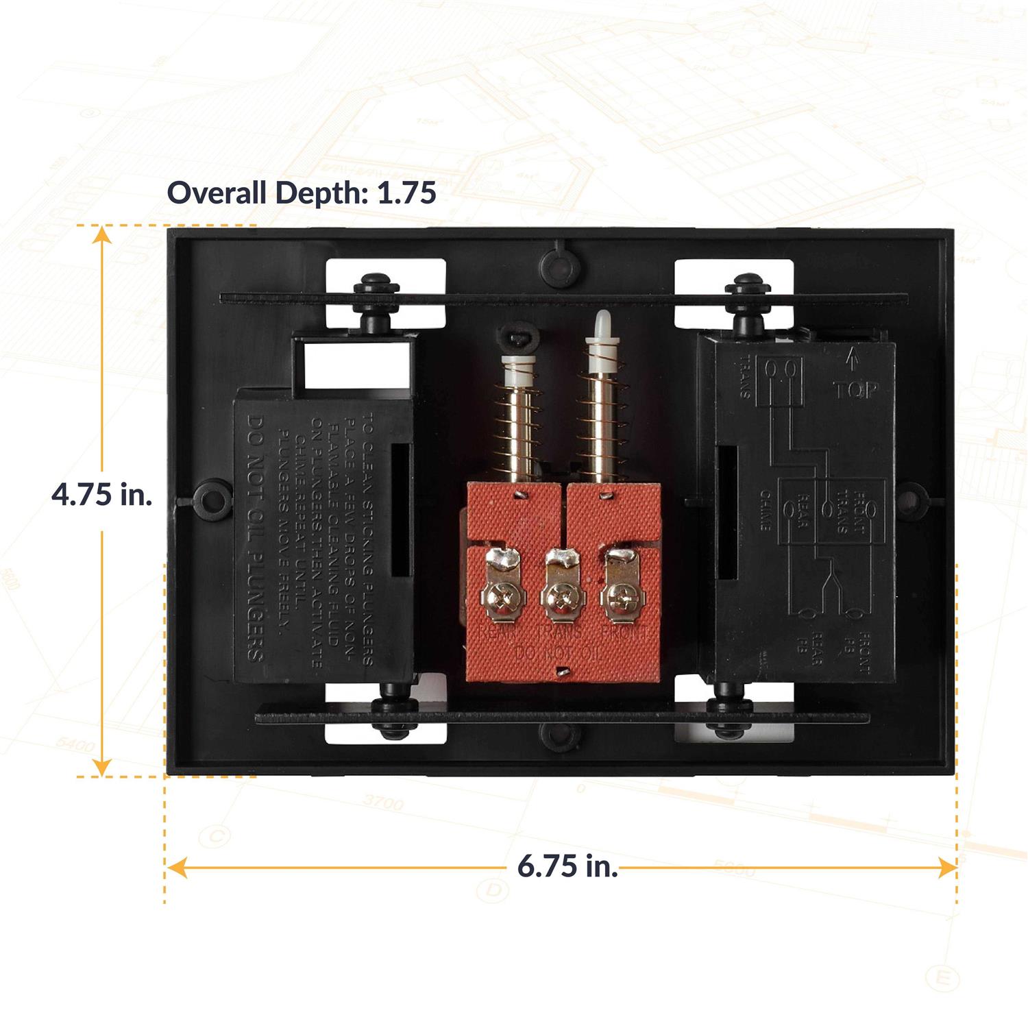 Newhouse Hardware All Purpose Door Bell - MT - Mrs Treak