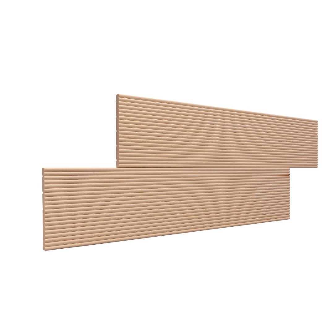 Narrow Reeded 5 x 96 W Accent Moulding Ornamental Mouldings Finish - MT - Mrs Treak