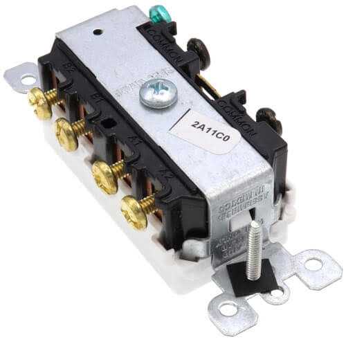 Leviton 5640-W Decora 3-Way/3-Way AC Combination Switch - MT - Mrs Treak