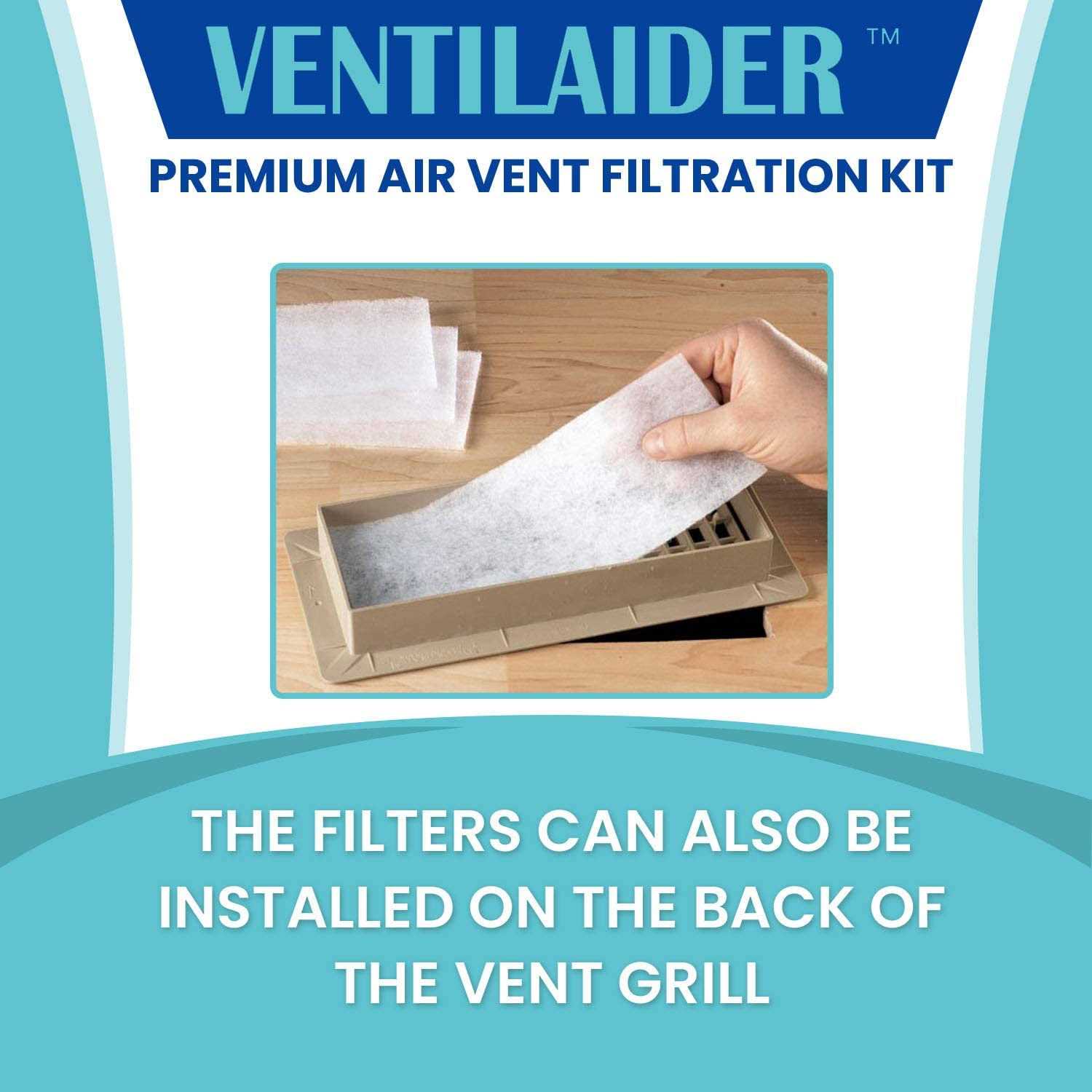 Venti Air Wide x High Return Air Filter Grille of Steel - MT - Mrs Treak