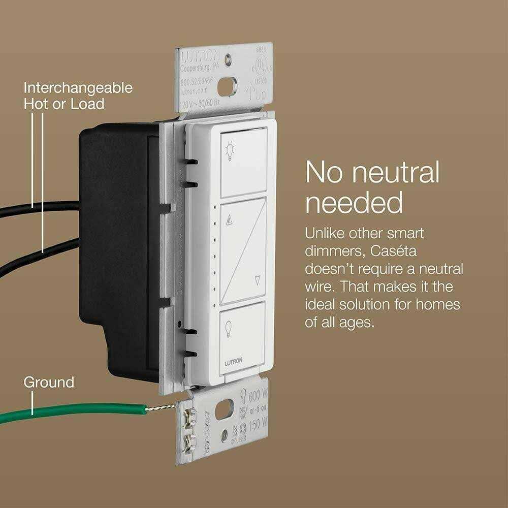 Lutron Caseta Smart Dimmer Switch 3-Way Kit with Remote P-DIM-3WAY-WH - MT - Mrs Treak