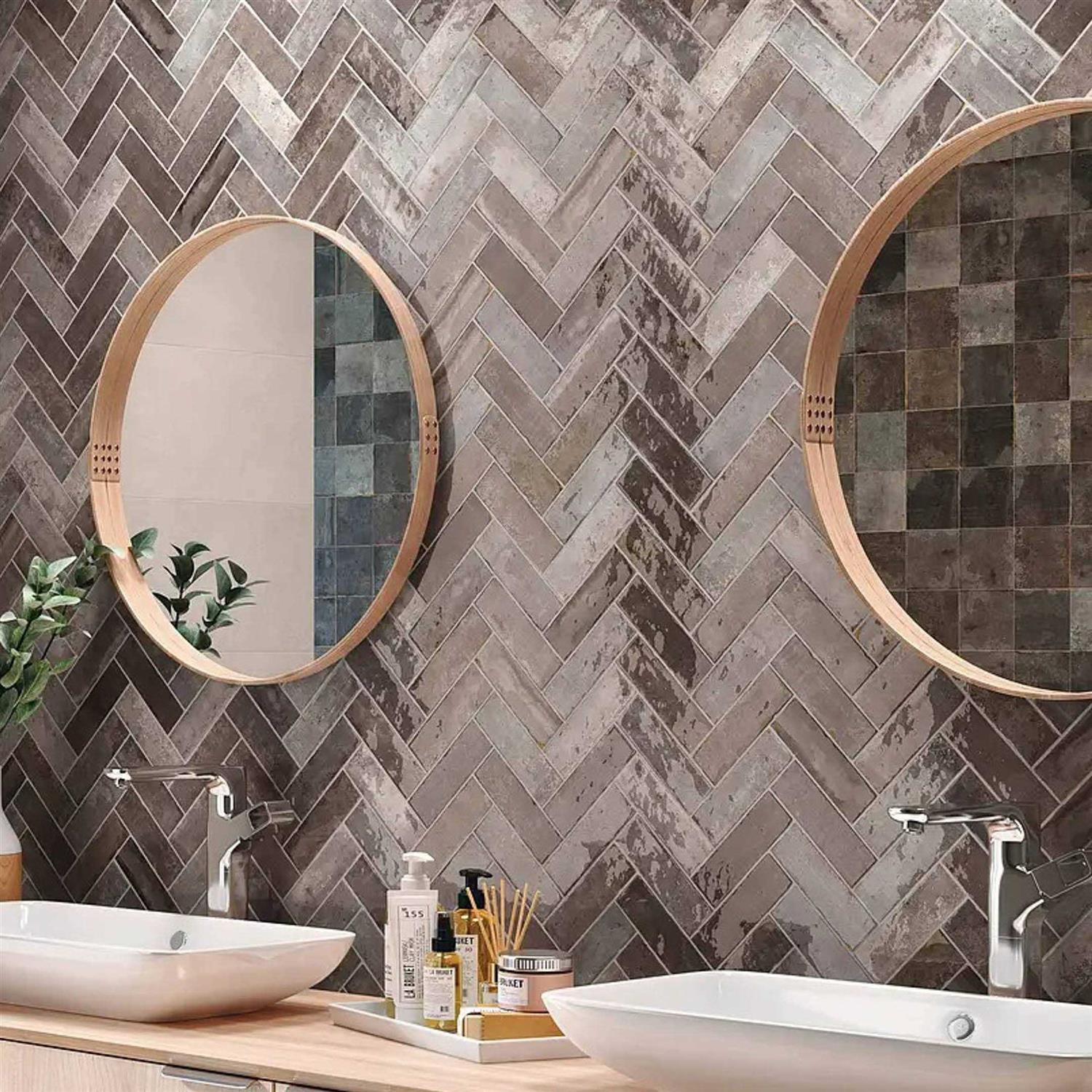 Tennessee 2 x 6 Zellige Subway Wall Tile Encore Surfaces - MT - Mrs Treak