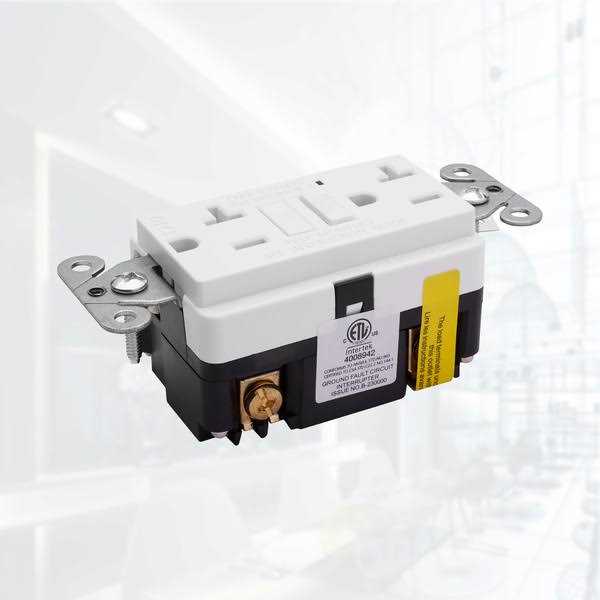 Faith 20A Gfci Outlet Slim GFI Receptacle with Wall Plate - MT - Mrs Treak