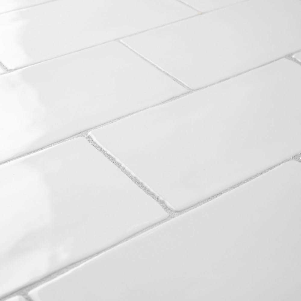 Merola Tile Castillo White 3-in x Ceramic Wall Tile - MT - Mrs Treak
