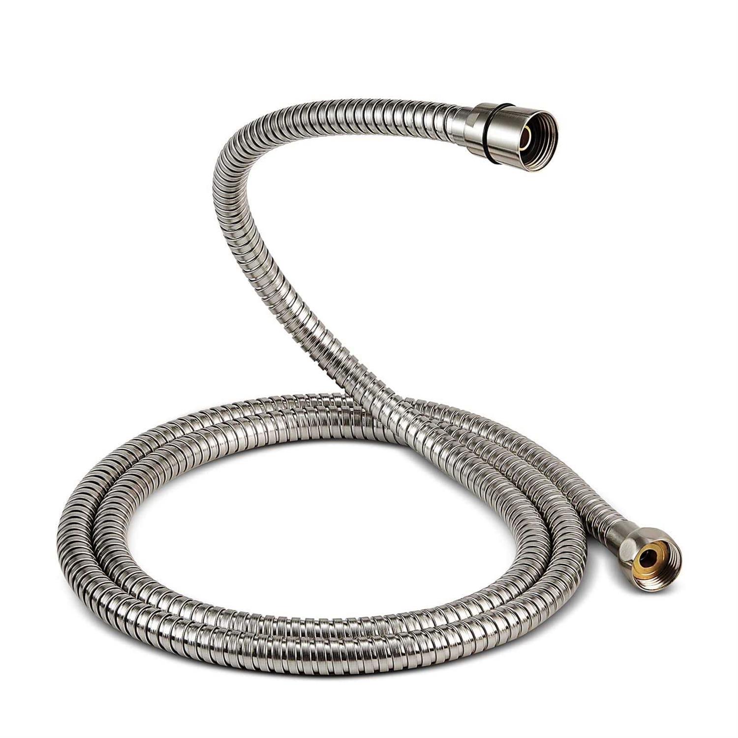 Couradric Handheld Shower Head, 6 Spray Setting High Pressure Shower Head with Brass Swivel Ball Bracket and Extra Long Stainless Steel Hose - Mrs Treak