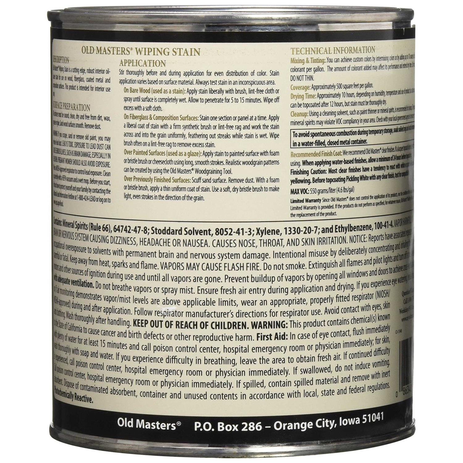 Old Masters Spar Marine Varnish - MT - Mrs Treak