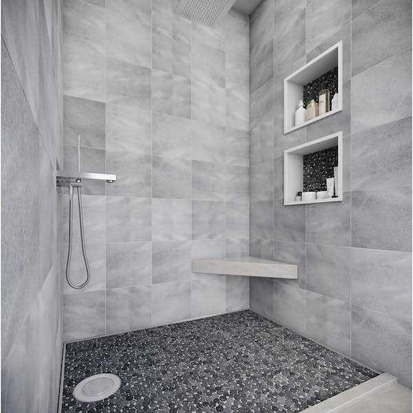 Tile Connection Stone Penny Rounds 11-1/2 in. x 11-1/2 in. Honed Marble Mesh-Mounted Mosaic Tile - MT - Mrs Treak