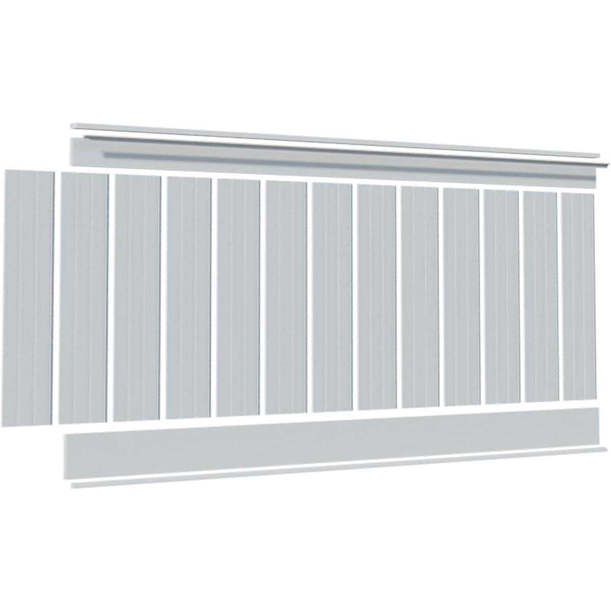 Ekena Millwork Deluxe Beadboard 8′ Length PVC Wainscoting Kit - MT - Mrs Treak