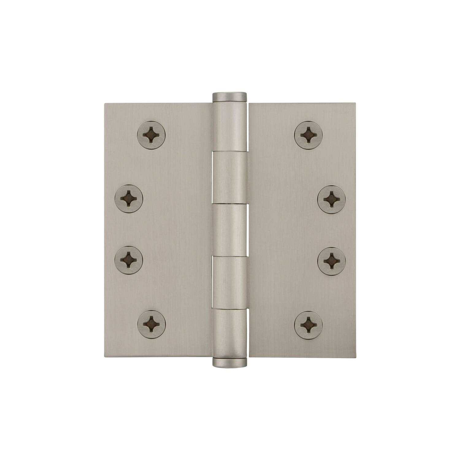 Viaggio Circolo 4 Button Tip Residential Hinge with 5/8 Radius Corners in Satin - MT - Mrs Treak