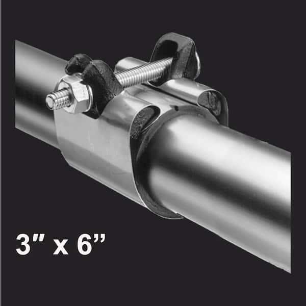 The Plumber’s Choice 3 in. Long 1-Bolt IPS Pipe Repair Clamp - MT - Mrs Treak