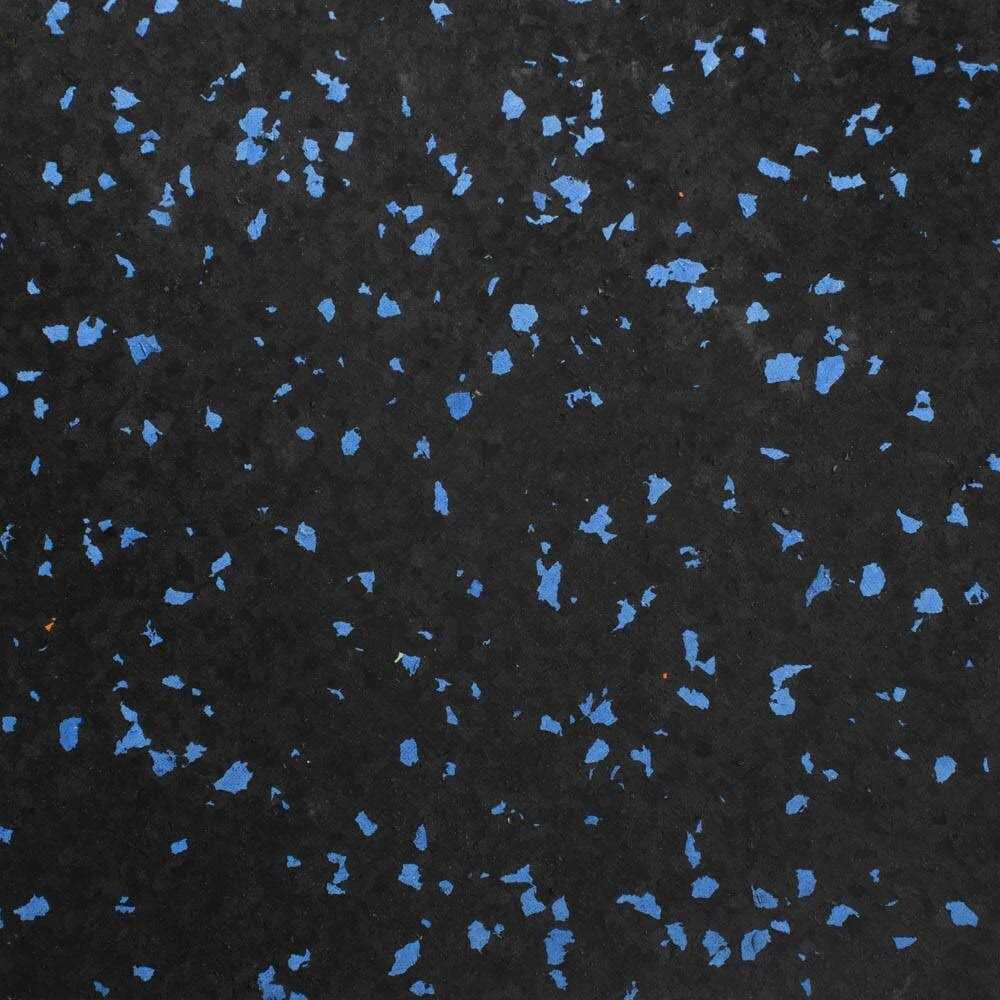 Courage GymFloor Rubber Gym Flooring Rolls Blue 48 in. x 180 in. x - Mrs Treak