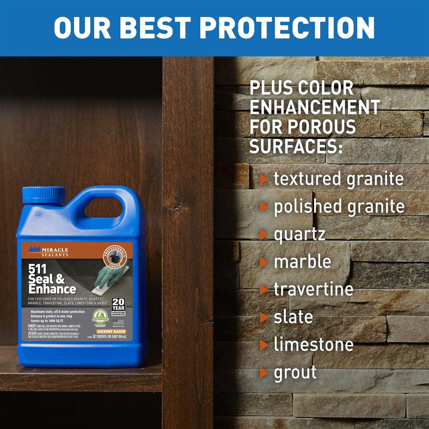 Miracle Sealants 511 Quartz Counter Top Sealer - MT - Mrs Treak