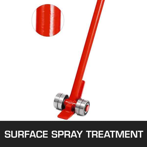 VEVOR 3-Ton Pry Lever Bar 6600 lbs. Capacity Heavy Duty Steel Pry Lever Bar Wheels Handle - MT - Mrs Treak