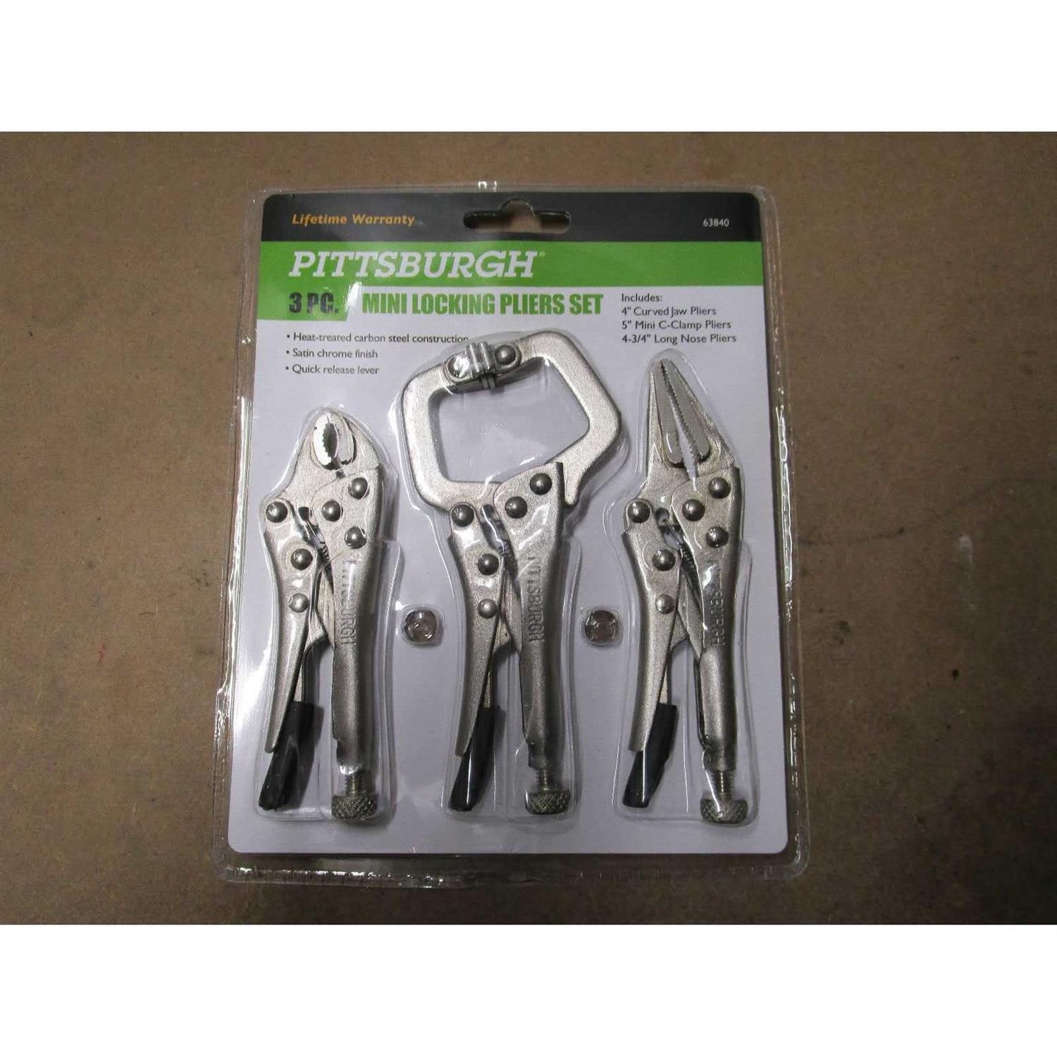 pittsburgh Mini Folding Lock-Back Utility Knife with Five Blades - MT - Mrs Treak