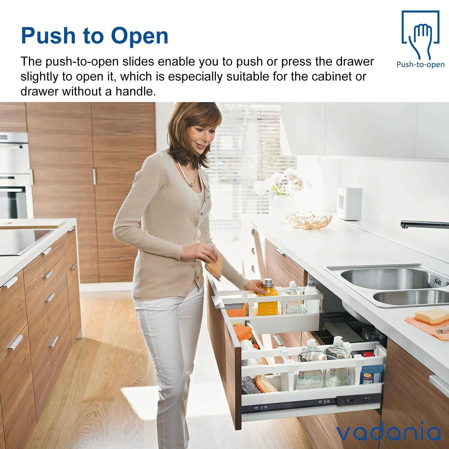 VADANIA Heavy Duty Drawer Slides with Lock - MT - Mrs Treak