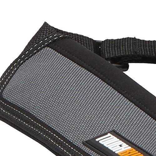 ToughBuilt Hard Bottom Large Black Polyester 16-in Tool Bag - MT - Mrs Treak