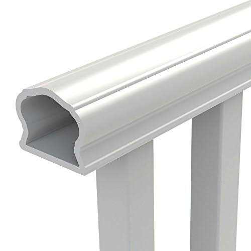 Veranda Traditional 6 ft. x 36 in. White PolyComposite Rail Kit without Brackets - MT - Mrs Treak