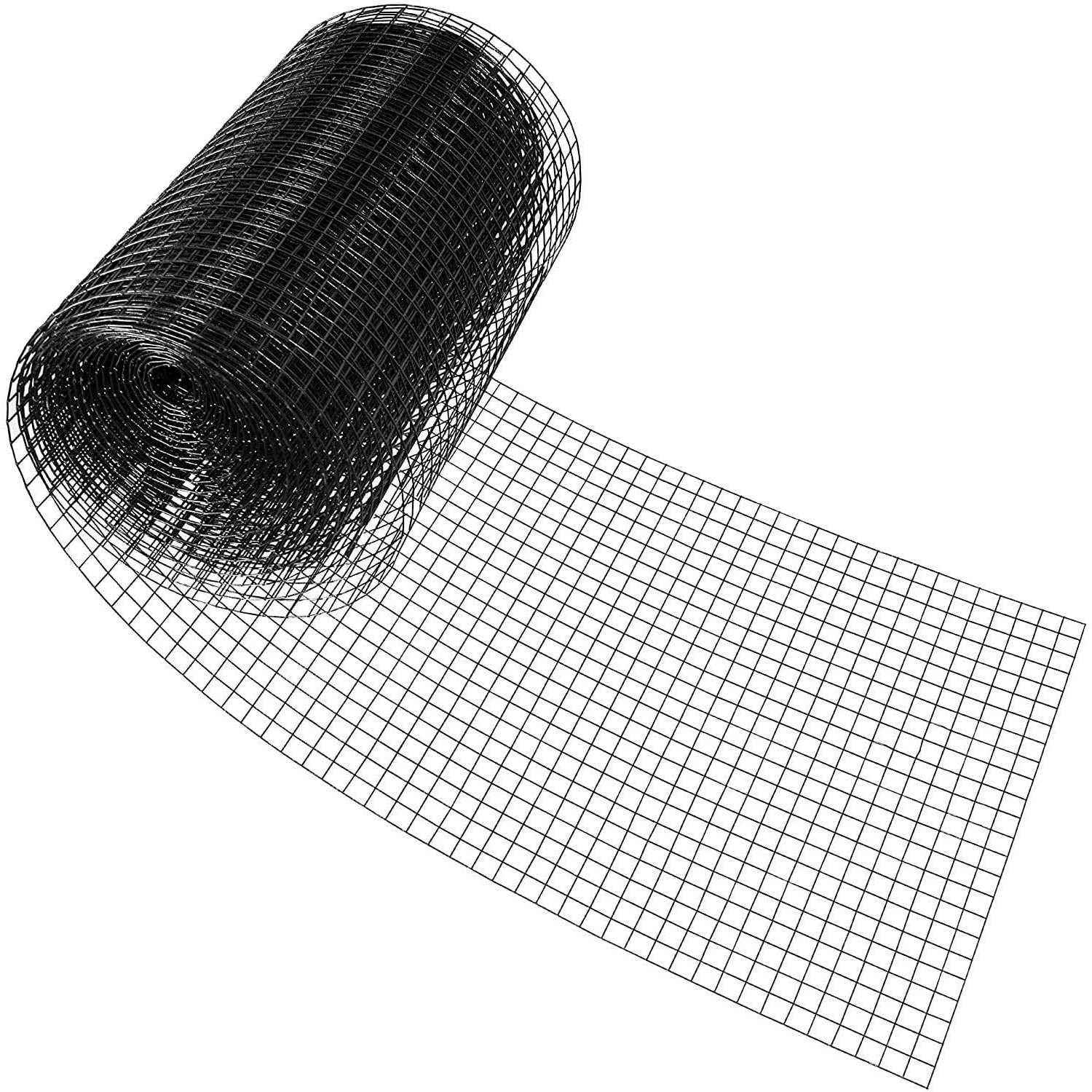 Fencer Wire 16 Gauge Black Vinyl Coated Welded Wire Mesh Size by 1 inch - MT - Mrs Treak