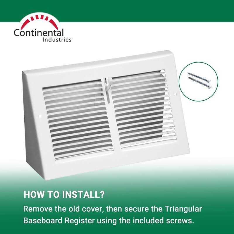 White Triangular Baseboard Grill - MT - Mrs Treak