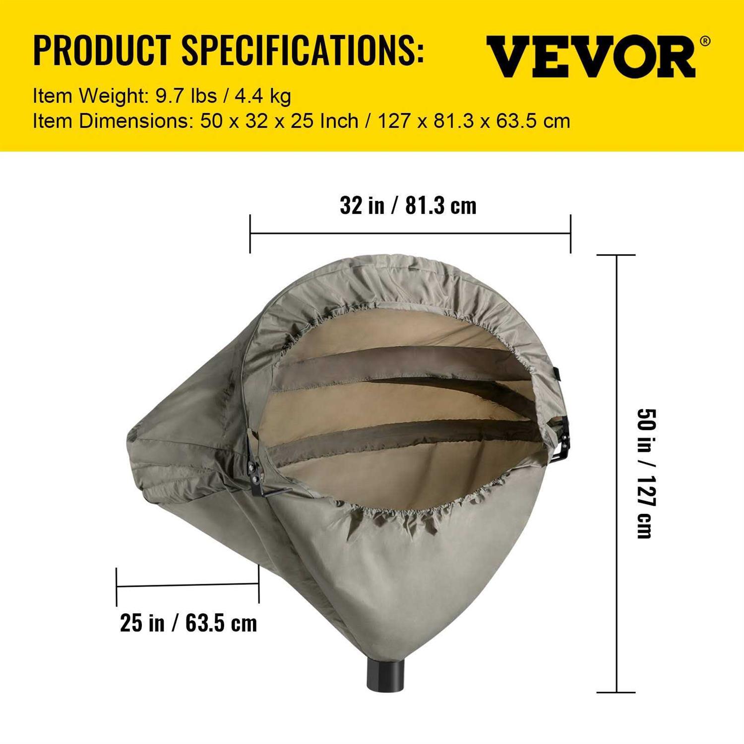 VEVOR Miter Saw Hood 5000-L Dust Solution For Miter Saws Chop Shop Dust Collection - MT - Mrs Treak