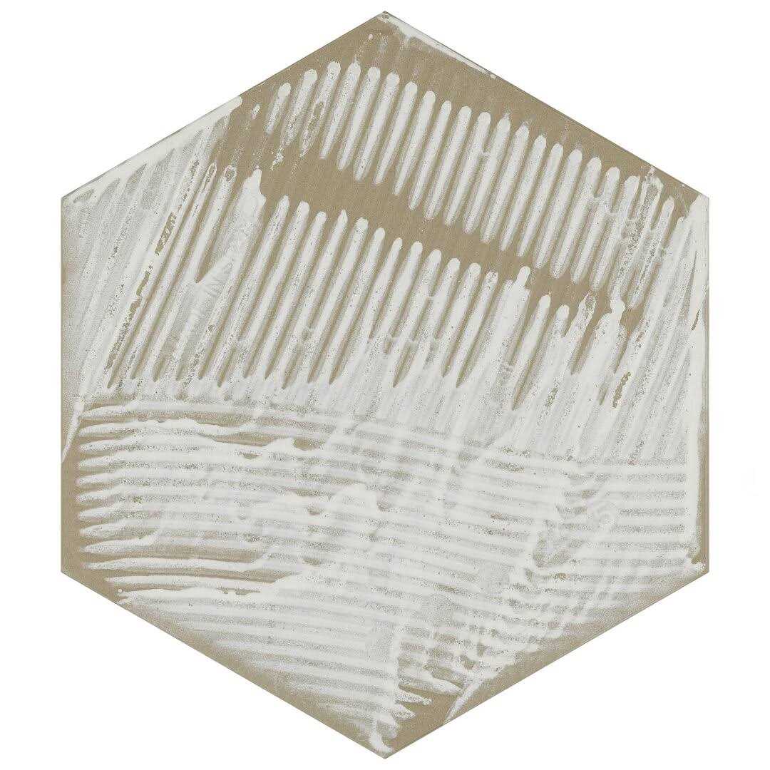 Flow Hex 9 x 10 Porcelain Patterned Wall & Floor Tile Merola Tile - MT - Mrs Treak