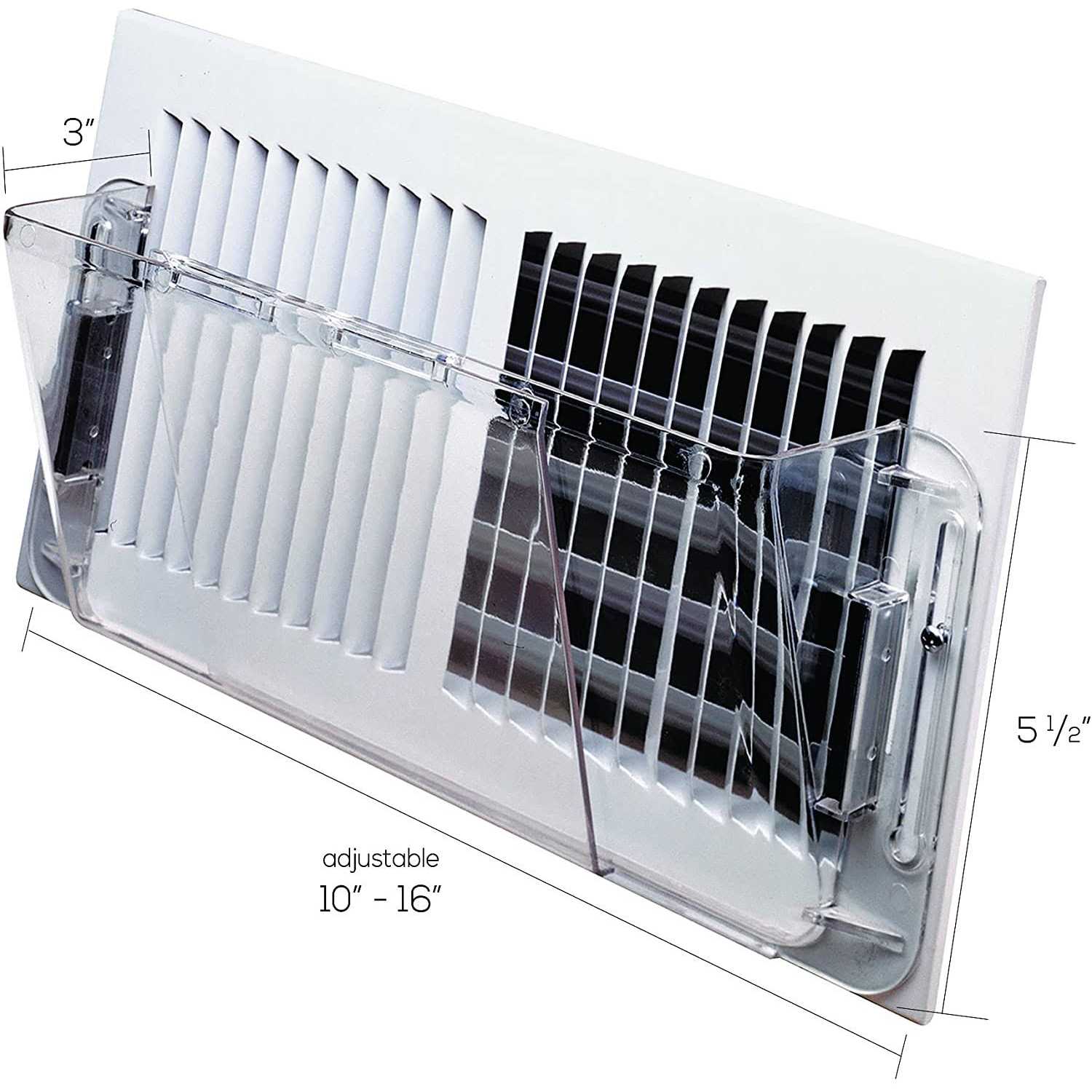 Deflect-o White Plastic Eave Vent EVE/6 - MT - Mrs Treak