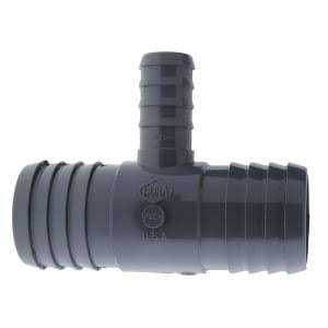 Poly Tee 1 in. x 1 in. x Barb 1401 - MT - Mrs Treak