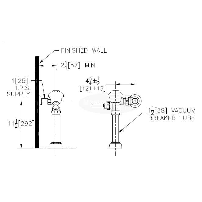 Zurn AquaFlush Closet Repair Kit P6000-ECR-WS1 - MT - Mrs Treak