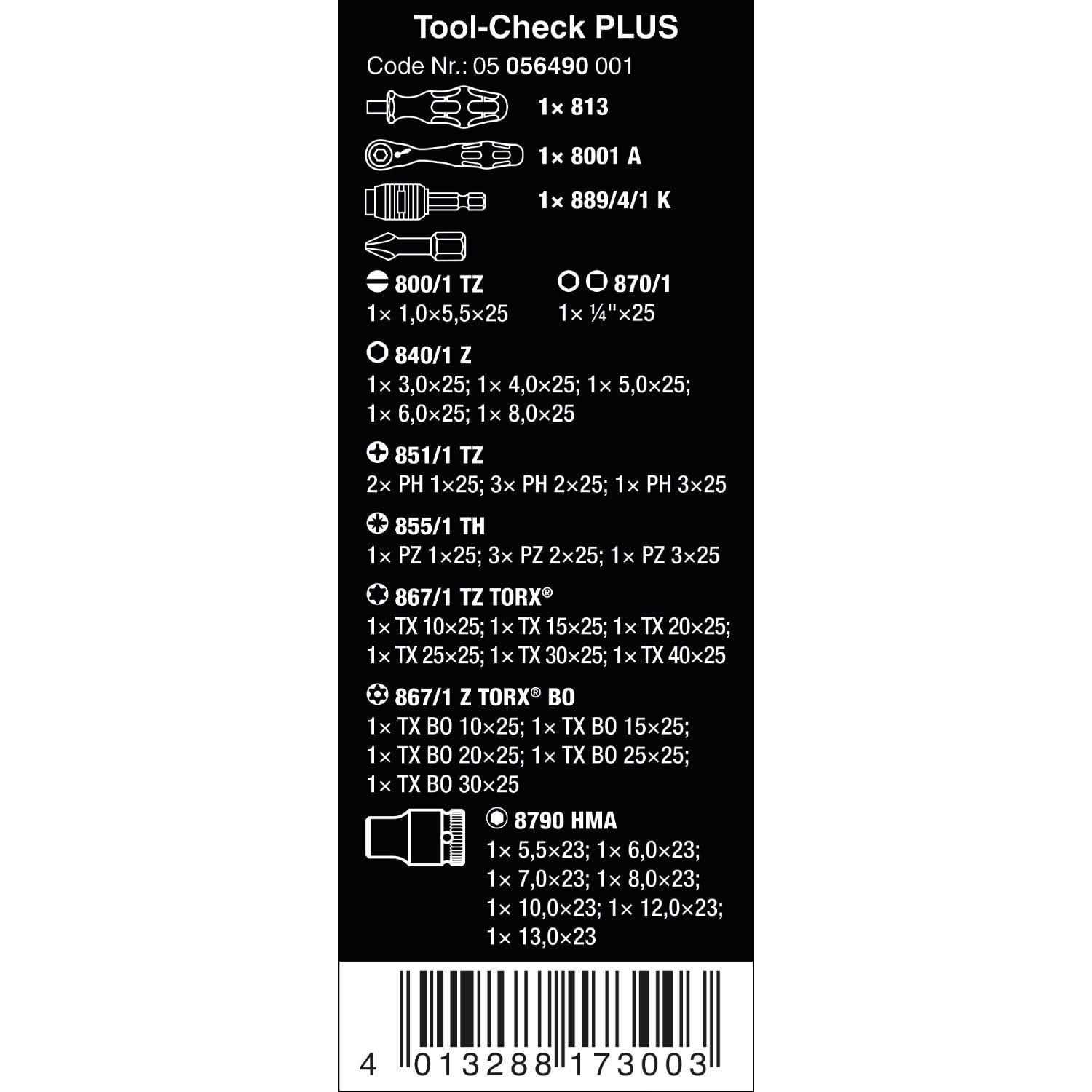 Wera Tool-Check PLUS - MT - Mrs Treak