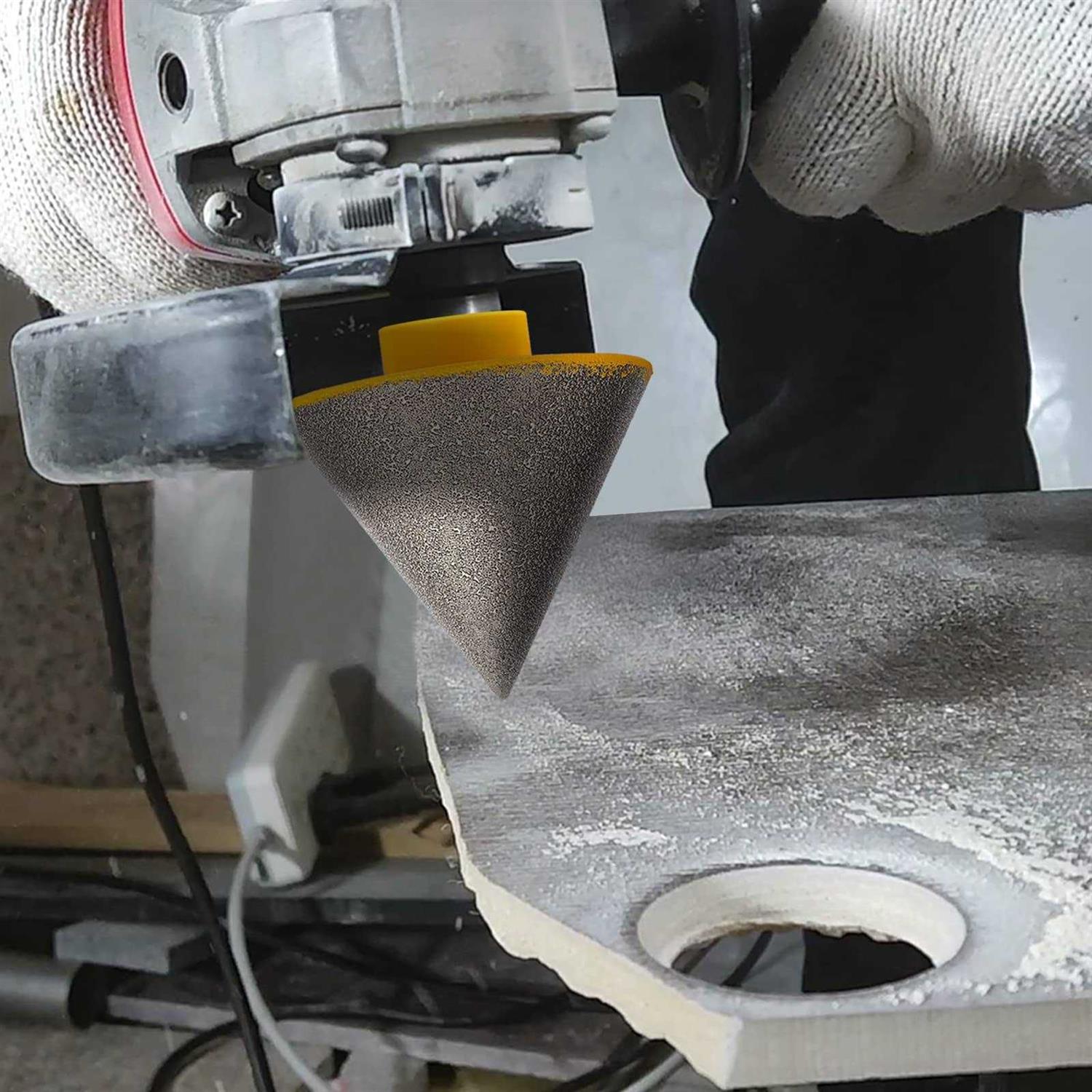 TOLESA 5pcs 2 inch Desk Wire Cord Cable Grommets Hole Cover with Hole Saw Kit High Speed Bi-Metal Holesaw Drill Bits - MT - Mrs Treak