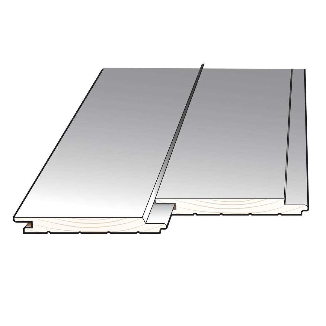 UFP-Edge 6 in. x 6 ft. Timeless Shiplap Smooth Nickel Gap Pine - MT - Mrs Treak